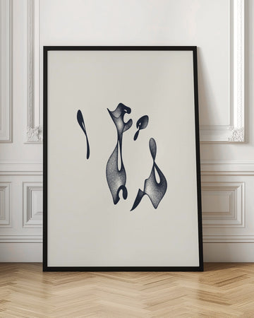 Fluid Ink Shapes | Poster - Room Interior 1