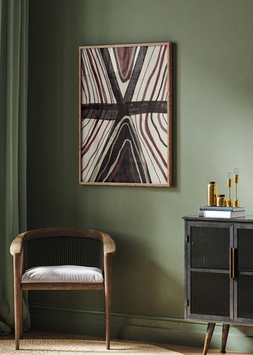 Intersecting Organic Forms | Poster - Room Interior 2