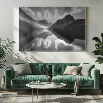 Serene Mountain Reflections | Poster - Room Interior 1