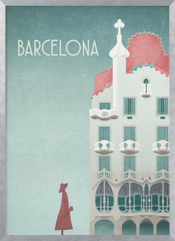 Barcelona - Casa Batlló | Poster - Silver Frame Interior
