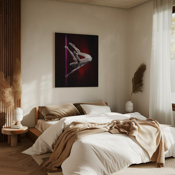 Graceful Pole Dance | Canvas - Room Interior 2