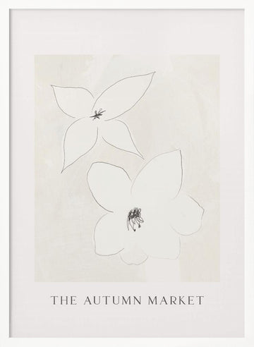 Delicate Blossoms | Poster - White Frame Interior