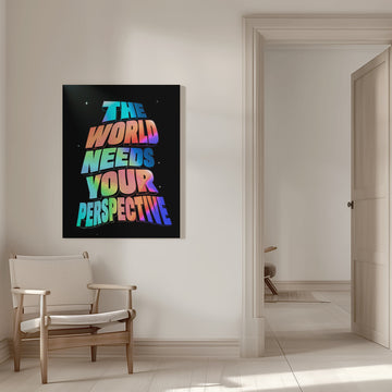 Vibrant Perspective Message | Canvas - Room Interior 1