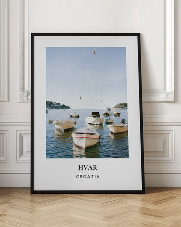 Hvar Croatia Travel poster | Poster - Room Interior 1