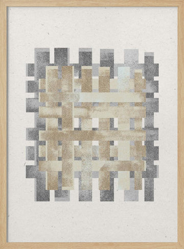 Woven Essence | Poster - Wood Frame Interior