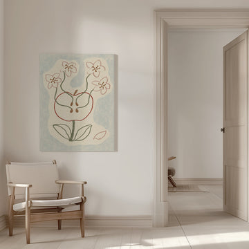 Blooming Apple Blossoms | Canvas - Room Interior 1