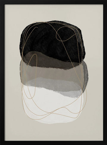 Graphic 238 | Poster - Black Metal Frame Interior