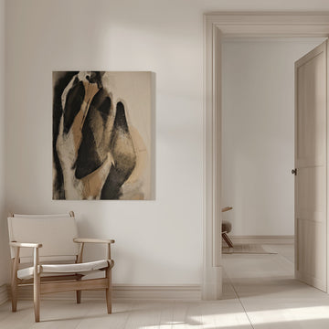 Flowing Abstract Forms | Canvas - Room Interior 1