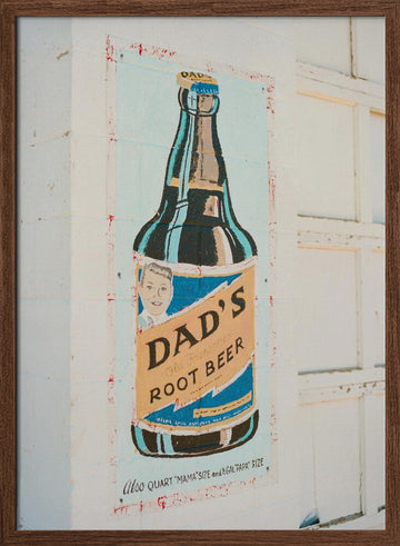 Route 66 VIII | Poster - Walnut Frame Interior