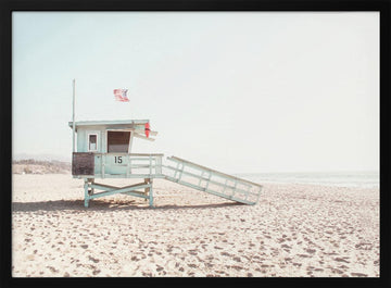Santa Monica | Poster - Black Metal Frame Interior