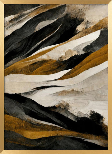 Earthly Currents | Poster - Gold Frame Interior