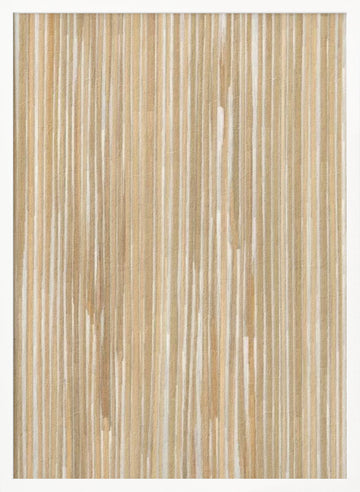 Natural Vertical Lines | Poster - White Frame Interior