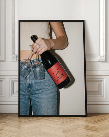Sharing Love And Wine | Poster - Room Interior 1