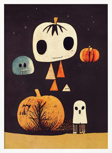 Whimsical Hauntings | Poster - White Frame Interior