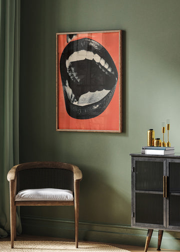 Screaming Open Mouth | Poster - Room Interior 2