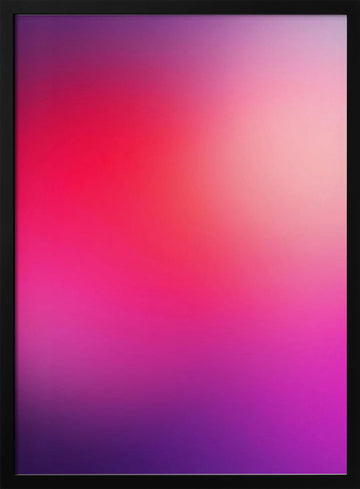 Abstract Color Blend | Poster - Black Metal Frame Interior