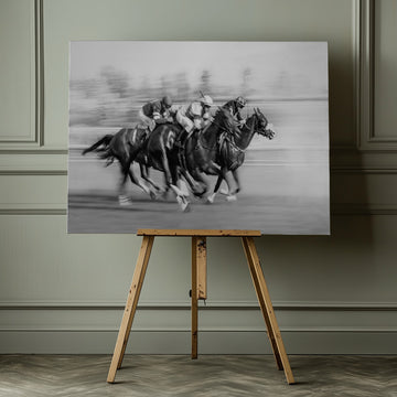 Galloping Racehorses | Canvas - Room Interior 1