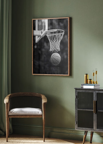 Basketball Hoop Shot | Poster - Room Interior 2
