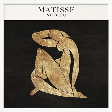 Golden Silhouette | Poster - White Frame Interior