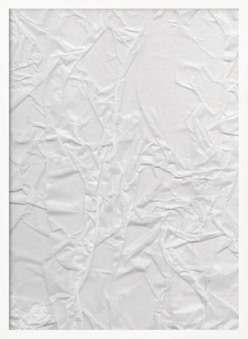 Crinkled Whispers | Poster - White Frame Interior