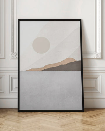 Calm Mountain Horizon | Poster - Room Interior 1