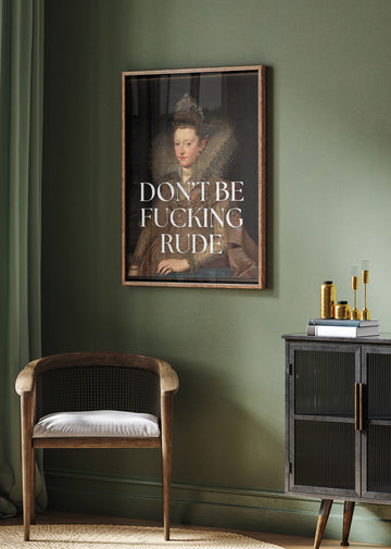 Sassy Royal Portrait | Poster - Room Interior 2