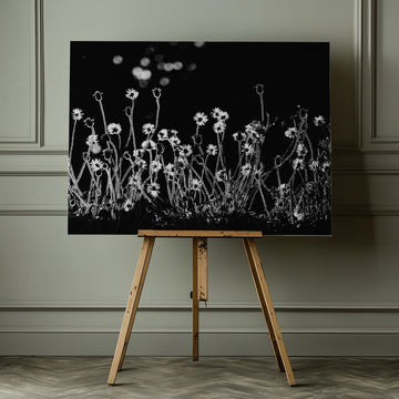 Night Flower Glow | Canvas - Room Interior 1