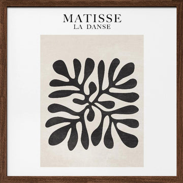 Flowing Silhouettes | Poster - Walnut Frame Interior