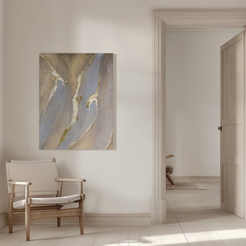 Liquid Gold Streams | Canvas - Room Interior 1