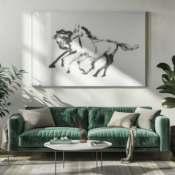 Dynamic Running Horses | Poster - Room Interior 1