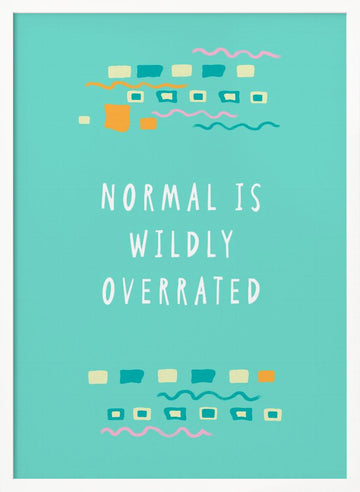 Quirky Abstract Inspiration | Poster - White Frame Interior