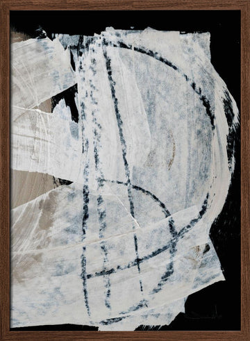 Mind No2 | Poster - Walnut Frame Interior