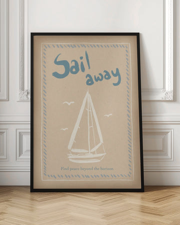 Sail Away Serenity | Poster - Room Interior 1