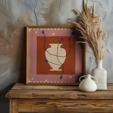 Out of Vase Blooms 7 | Poster - Room Interior 1