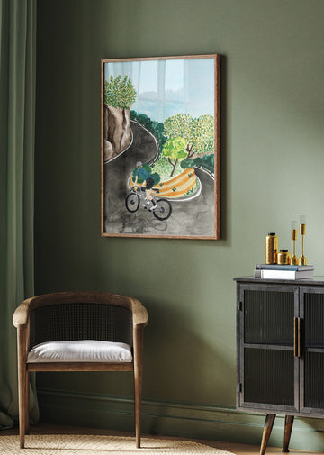 Scenic Mountain Cycling | Poster - Room Interior 2