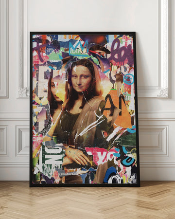 Urban Collage Portrait | Poster - Room Interior 1