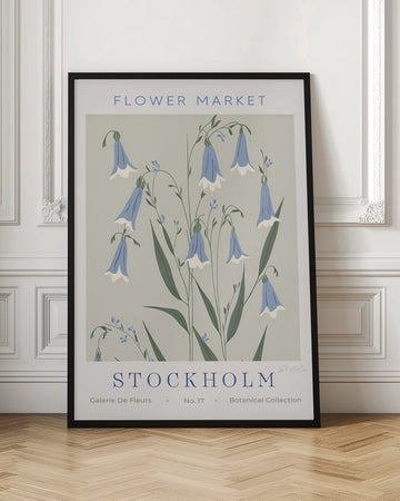 Delicate Bluebell Bloom | Poster - Room Interior 1