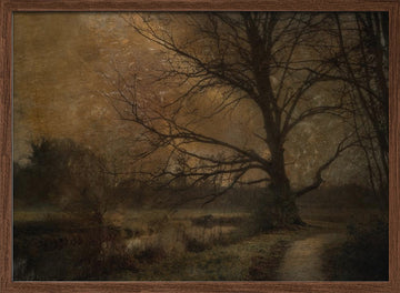 Old tree | Poster - Walnut Frame Interior