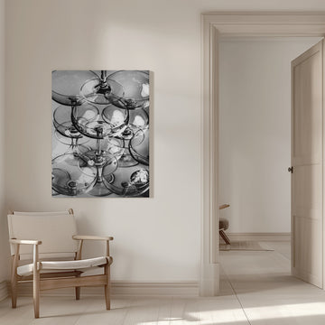 Stacked Champagne Glasses | Canvas - Room Interior 1