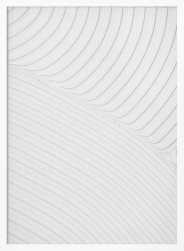 Abstract Wave Pattern | Poster - White Frame Interior