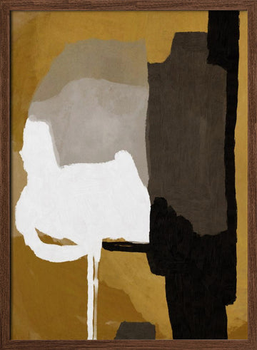 Resting | Poster - Walnut Frame Interior