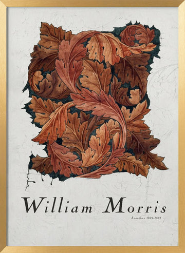 Acanthus | Poster - Gold Frame Interior