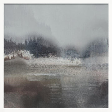 Forest Lake | Poster - White Frame Interior