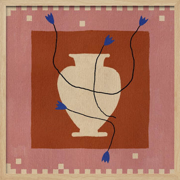 Out of Vase Blooms 7 | Poster - Wood Frame Interior