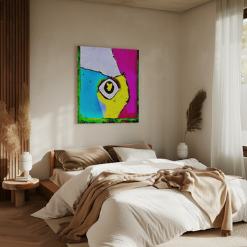 Vibrant Abstract Eye | Canvas - Room Interior 2