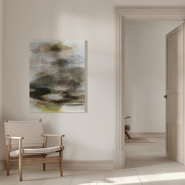 Misty Water Reflection | Canvas - Room Interior 1