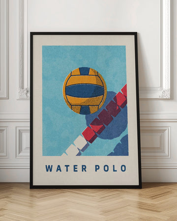 Vibrant Water Polo Ball | Poster - Room Interior 1