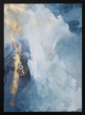 Celestial Waves | Poster - Black Metal Frame Interior