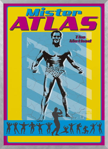 Classic Fitness Strongman | Poster - Silver Frame Interior