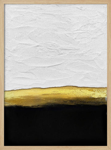 Golden Horizon | Poster - Wood Frame Interior